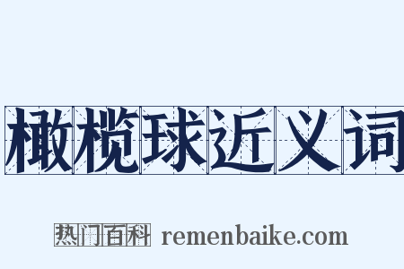 橄榄球近义词是什么意思的图片